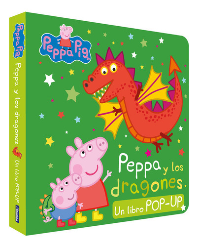 Peppa Pig. Libro Pop-up - Peppa Y Los Dragones, De Hasbro. Editorial Beascoa, Tapa Dura En Español