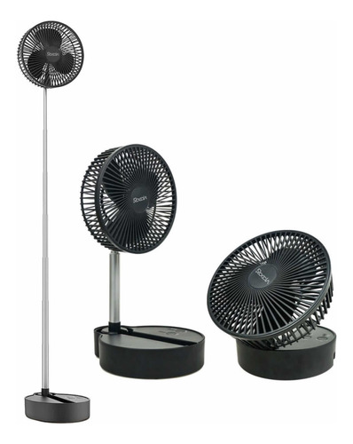 Ventilador Recargable Roccia 8 Pulgadas 5,10,20 Horas De Uso