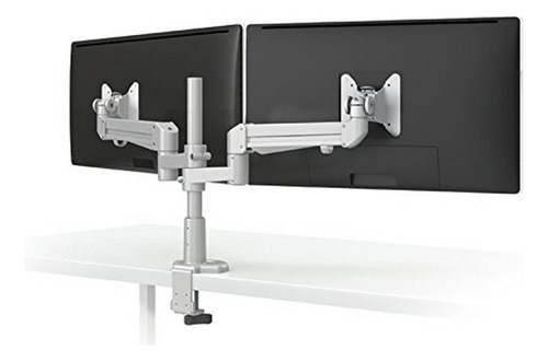 Brazo Para Monitor Dual Serie Evolve, Plata