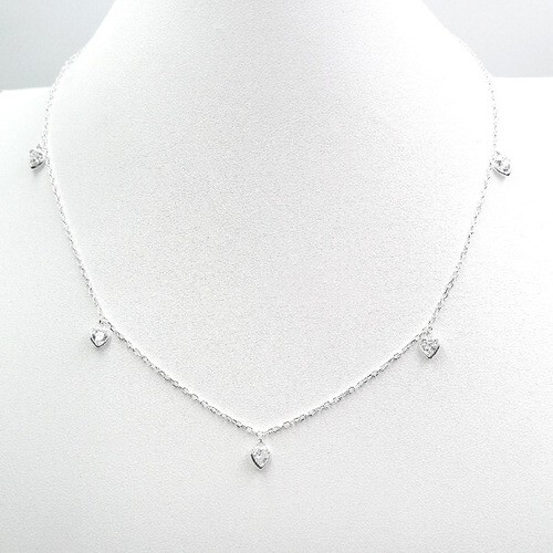 Gargantilla Choker Plata 925 De 35-38cm Cubics Extensible