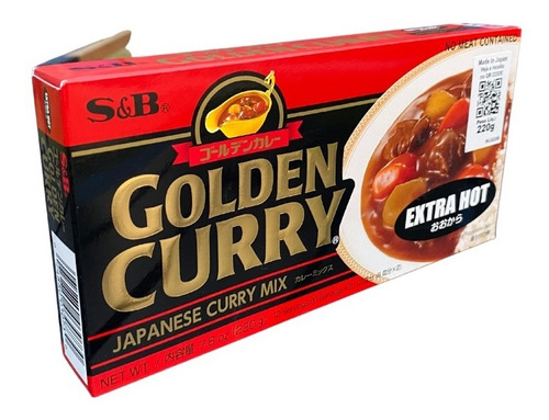 Imagem 1 de 1 de Golden Curry Ookara 220g S&b Extra Hot Japão
