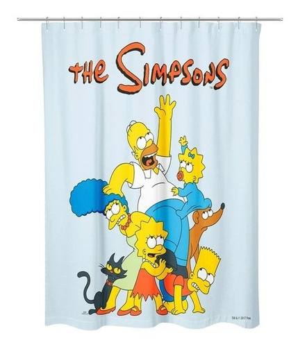 Cortina De Baño Simpsons Cartel