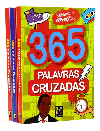 Kit 365 Palavras Cruzadas - 3 Livros | Melhor Preço