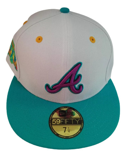 Gorra Bravos Turner Field 1997-2016 Blanca/turquesa 59fifty