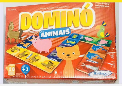 Domino Infantil Animales Didactico Niños Cadaques/china