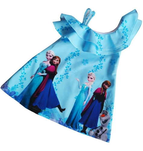 Vestidos Para Niñas Tipo Bata Boleros De Frozen - H