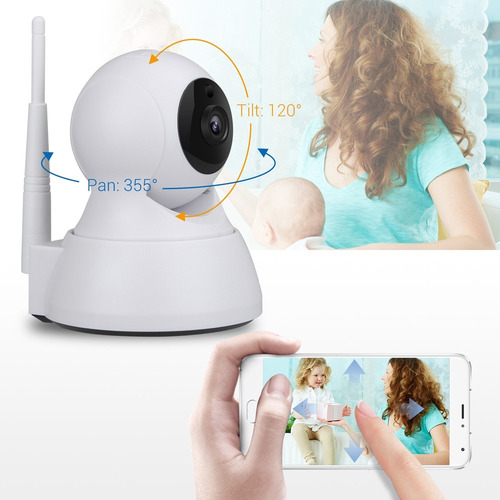 Camara Ip 1mp Hd 720p Ir P2p Visión Nocturna App Alarm