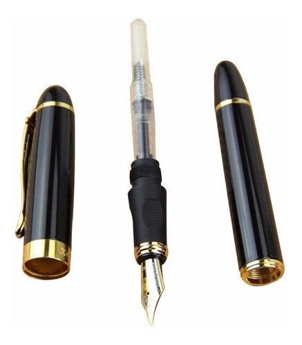 Imagen 3 de 3 de Pluma Fuente Marca Jinhao Modelo X450 Color Negro