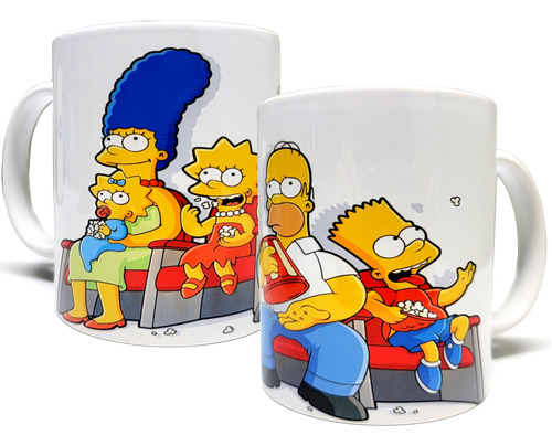 Taza De Café Simpsons De 11 Onzas Líquidas, Cerámica De Grad