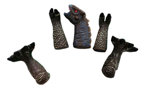 5 Piezas Marionetas De Dedo De Dinosaurio Anquilosaurio