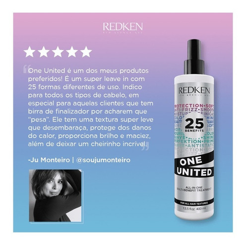 Imagem 4 de 5 de Redken One United 25 Benefits - Leave-in 30ml