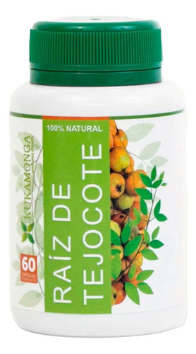 Raíz de Tejocote Kukamonga l60 Cápsulas |Control de Peso, Depuración Natural y Apoyo Digestivo | Suplemento Herbal Sin Sabor lKukamonga