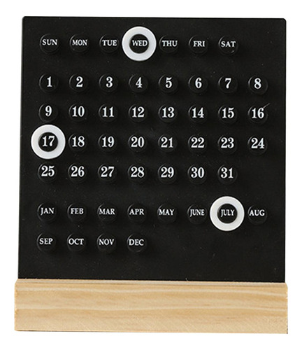 Anillo Diy De Decoración De Calendario , Acrílico De Negro