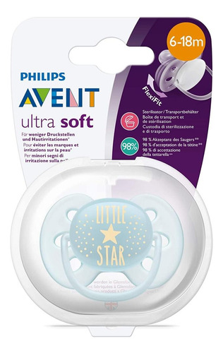 Chupete Avent Philips Ultra Soft 6-18m 