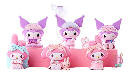 My Melody Kuromi Pijama Party Colección Importado Figura C/u