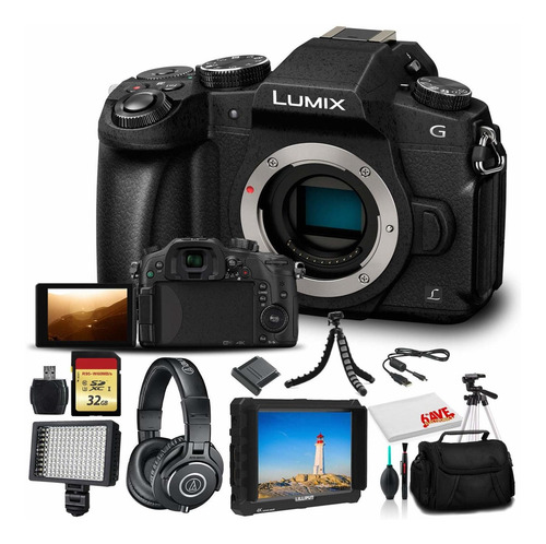 Lumix Dmc G85 Cuerpo Camara Digital Sin Espejo Kit Box 7