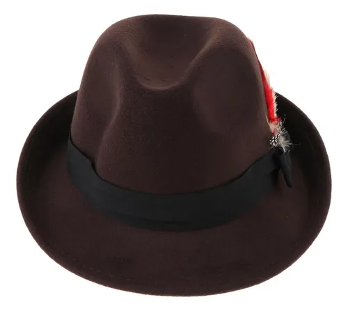 Sombrero De Panamá Unisex Fedora Trilby Gangster Para Hombre | Cuotas Sombrero De Panamá Unisex Fedora Trilby Gangster Para Hombre | Cuotas