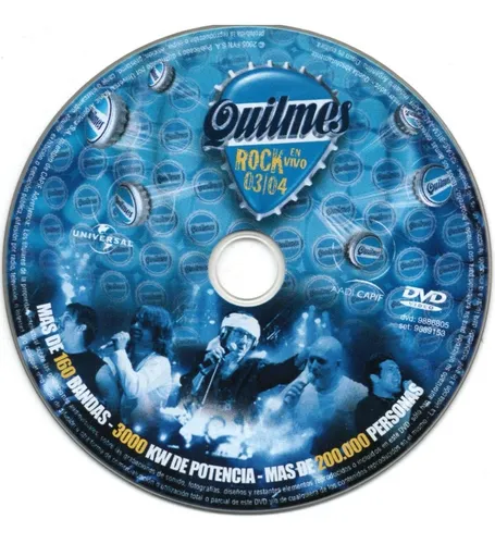 Quilmes Rock 03/04 Solo Dvd!! Babasonicos Charly Garcia Leon (Usado)