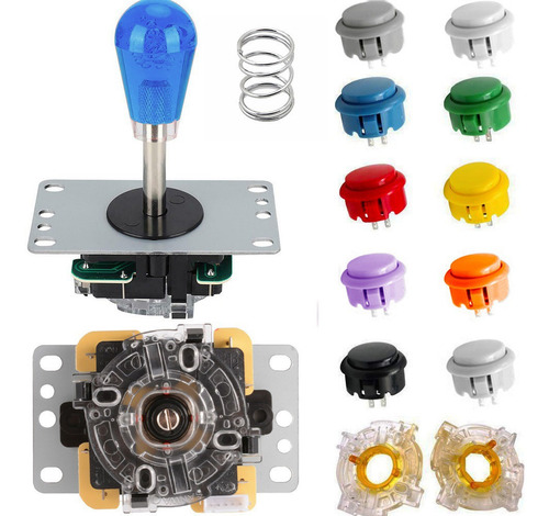 Palanca Arcade Joystick Octagonal T. Sanwa Y 10 Botones 4lb