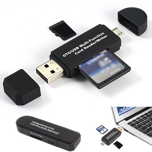 Micro Usb Otg Para Lector De Tarjetas Usb 2.0 Adaptador Sd P