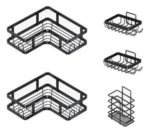 Organizador De Ducha De Esquina, 5 Piezas