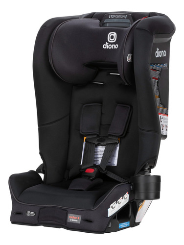 Asiento Convertible Todo En Uno Negro Azabache Para Coche