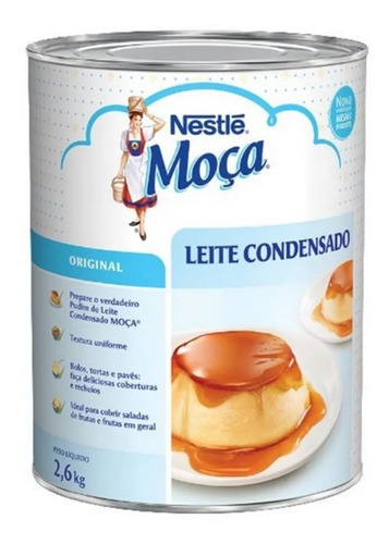 Nestle Leite Condensado Moça Integral Profissional Lata2,6kg