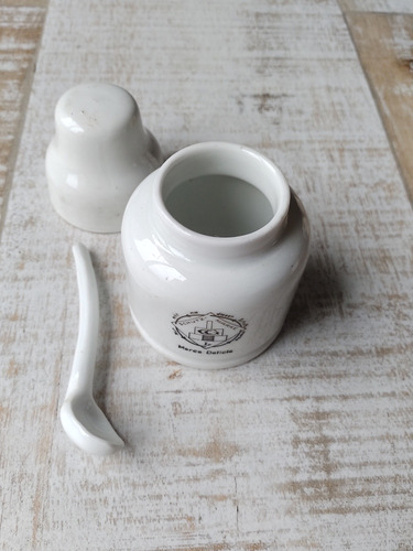 Tarro Ceramica Esmaltada Alemán Azucar Mermelada Condimentos