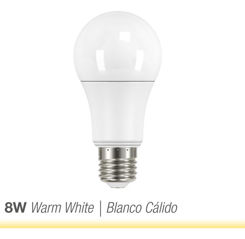 Pack 10 Ampolletas Led 8w E27 Sec Luz Cálida / Fría Demasled