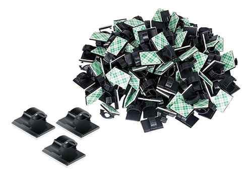 100pcs Clips De Alambre Clip De Soporte De Cable Organizador