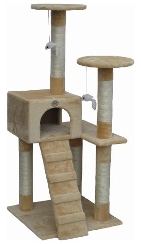 Go Pet Club 52  Compacto Cat Tree Kitty Tower Kitten Condo H