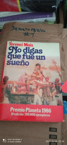 Libro No Digas Que Fue Un Sueño. Terenci Moix