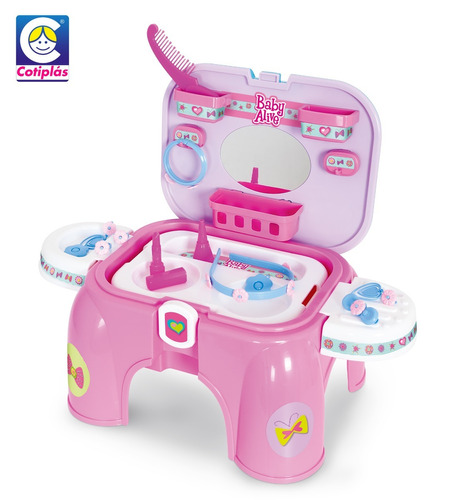 Novo Brinquedo Kit Camarim Baby Alive Rosa Cotiplas 2062