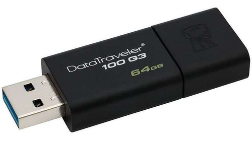 Pendrive 64gb Kingston 3.0 Respalda Fotos Musica Videos