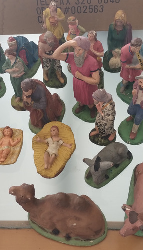 Antiguo Pesebre Años 40/50 . Son 29 Piezas (Usado)
