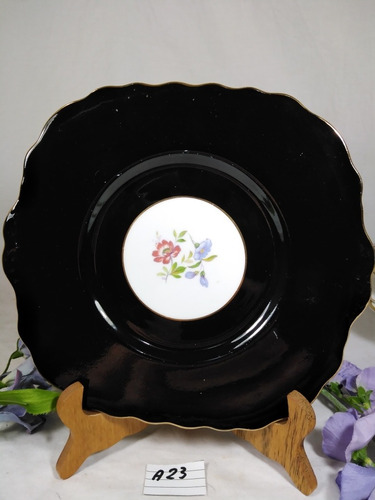 Plato De Porcelana Decorativo Adderley Inglés 