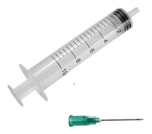 comprar Jeringa 10ml\u002Fcc HiPodérmica Descartable Con Aguja X 100 Un