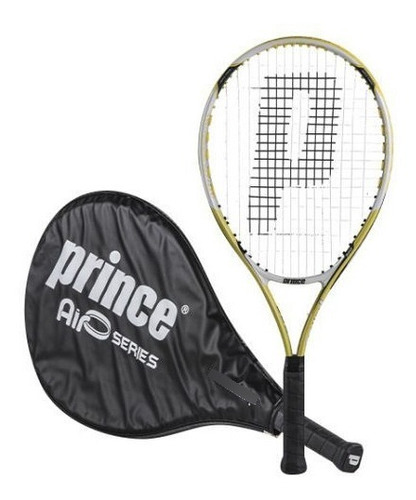 Raqueta Prince Tennis Niño Con Funda Tamaño 23 Color Amarillo/blanco