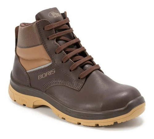 Imagen 3 de 6 de Botin Boris 3203d Marron Nylon Dielectrico Calzado Seguridad