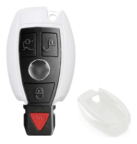 Exact Fit Blanco Brillante Mando Distancia Smart Key Fo...