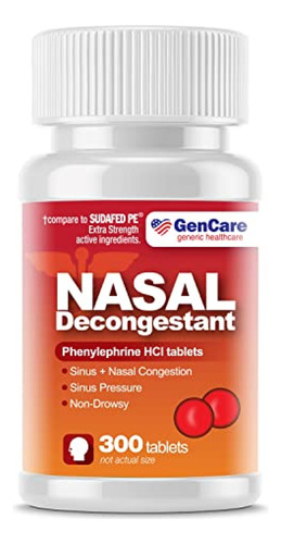 Gencare Descongestionante Nasal 10 Mg Tabletas Fenilefrina H