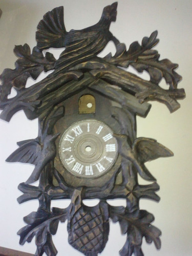 Antigua Caja Reloj Cucu Selva Negra 1915 Se Importaban