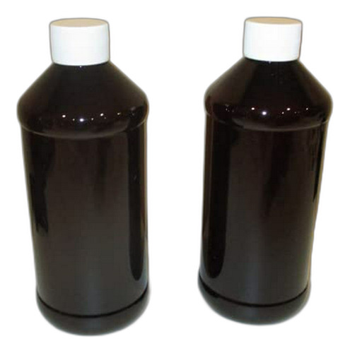 Botellas Médicas Pet Ámbar Oscuro 16 Oz Magnéticas -lote 6
