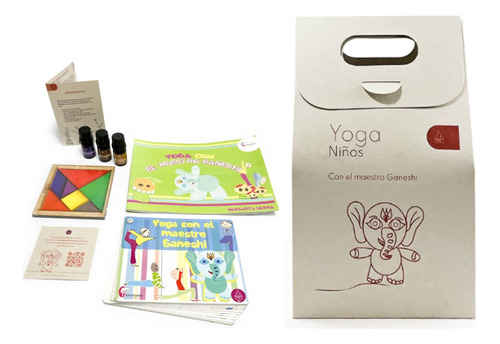 Kit yoga niños: Yoga con el maestro Ganeshi, de Varios autores. Serie 9589897249, vol. 1. Editorial Biometodos editores SAS, tapa blanda, edición 2009 en español, 2009