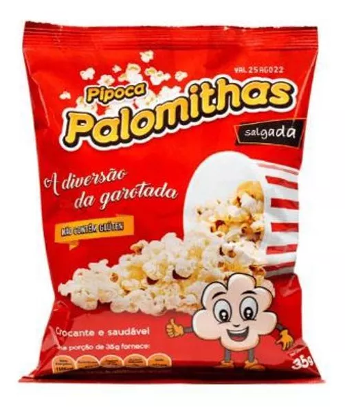 Primeira imagem para pesquisa de pipoca salgada