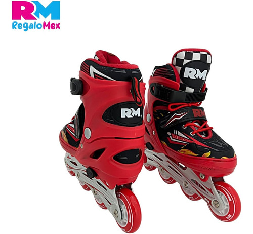 Patines En Linea Ajustables 19.5-23.5 Deportivos De Aluminio