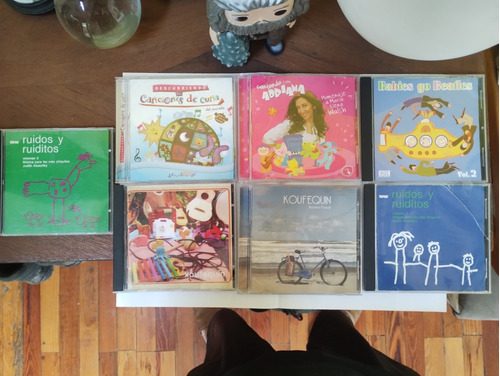 Lote 7 Cds Música Infantil Babies Beatles Koufequin Ruiditos