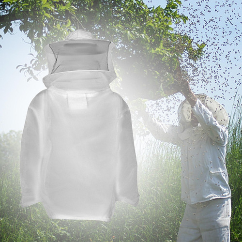 Chaqueta Apicultora, Traje Apícola Ventilado, Capucha Para E