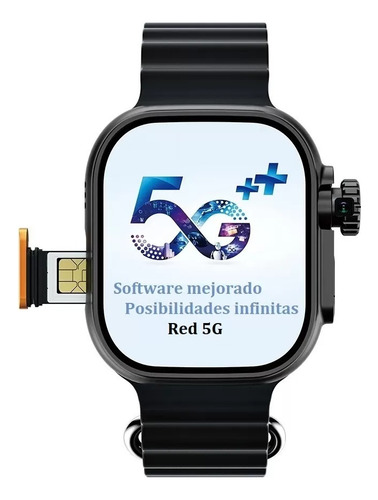 Smartwatch Microwear Ultra3 Ai 5g Cámara Y Chip Físico.nuevo Negro Cuero Marrón Claro Blanco