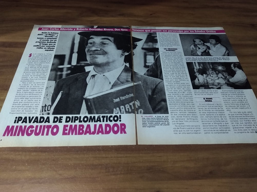 (ak272) Juan Carlos Altavista * Clippings Revista 2 Pgs 1986